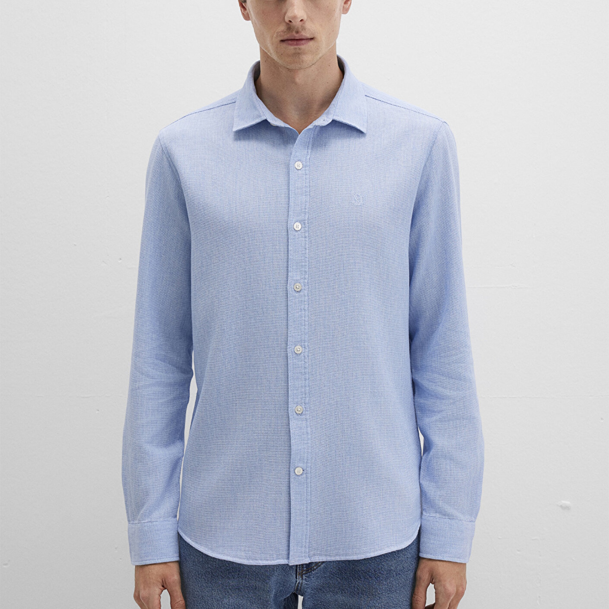 Mavi Mavi Gömlek Slim Fit / Dar Kesim 0211656-88654