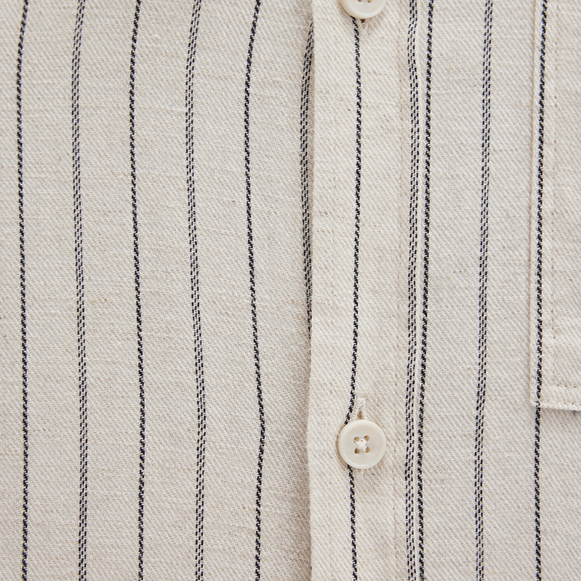 Mavi Çizgili Bej Gömlek Regular Fit / Normal Kesim 0211702-90923