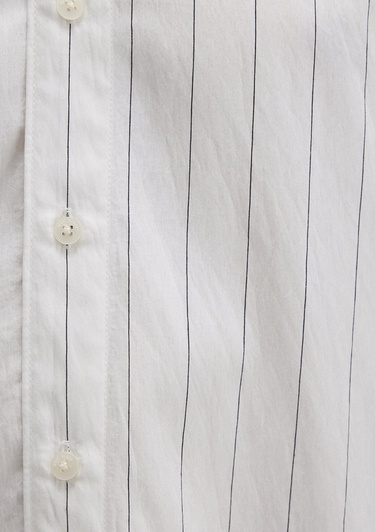  Mavi Çizgili Beyaz Gömlek Regular Fit / Normal Kesim 0211665-90898