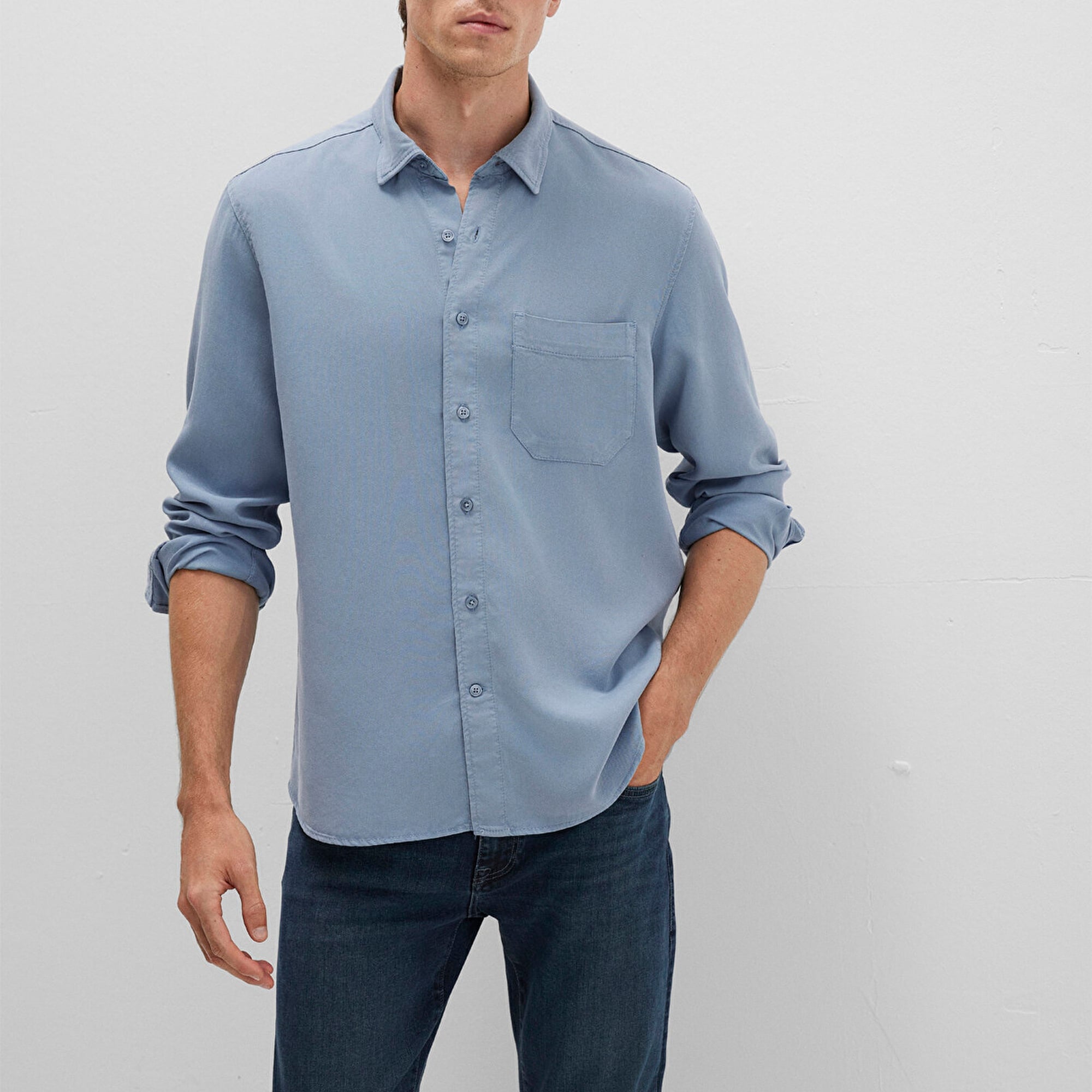 Mavi Mavi Gömlek Regular Fit / Normal Kesim 0211647-86584