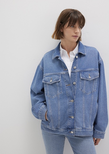  Mavi Luna 90lar Indigo Mavisi Jean Ceket 1110177-90545