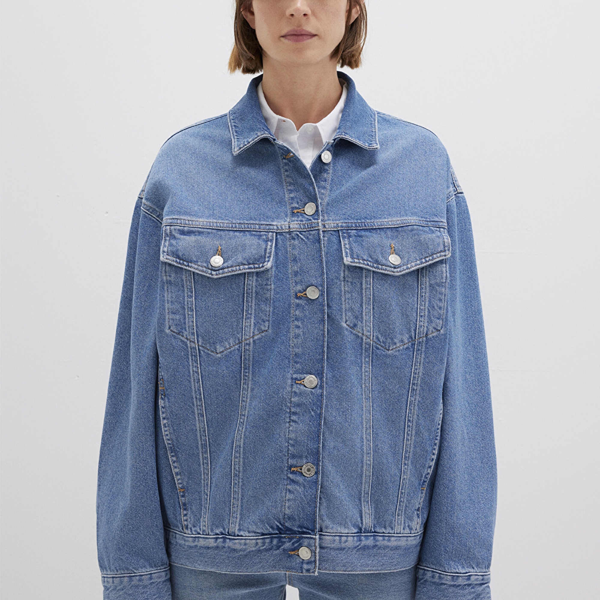 Mavi Luna 90lar Indigo Mavisi Jean Ceket 1110177-90545