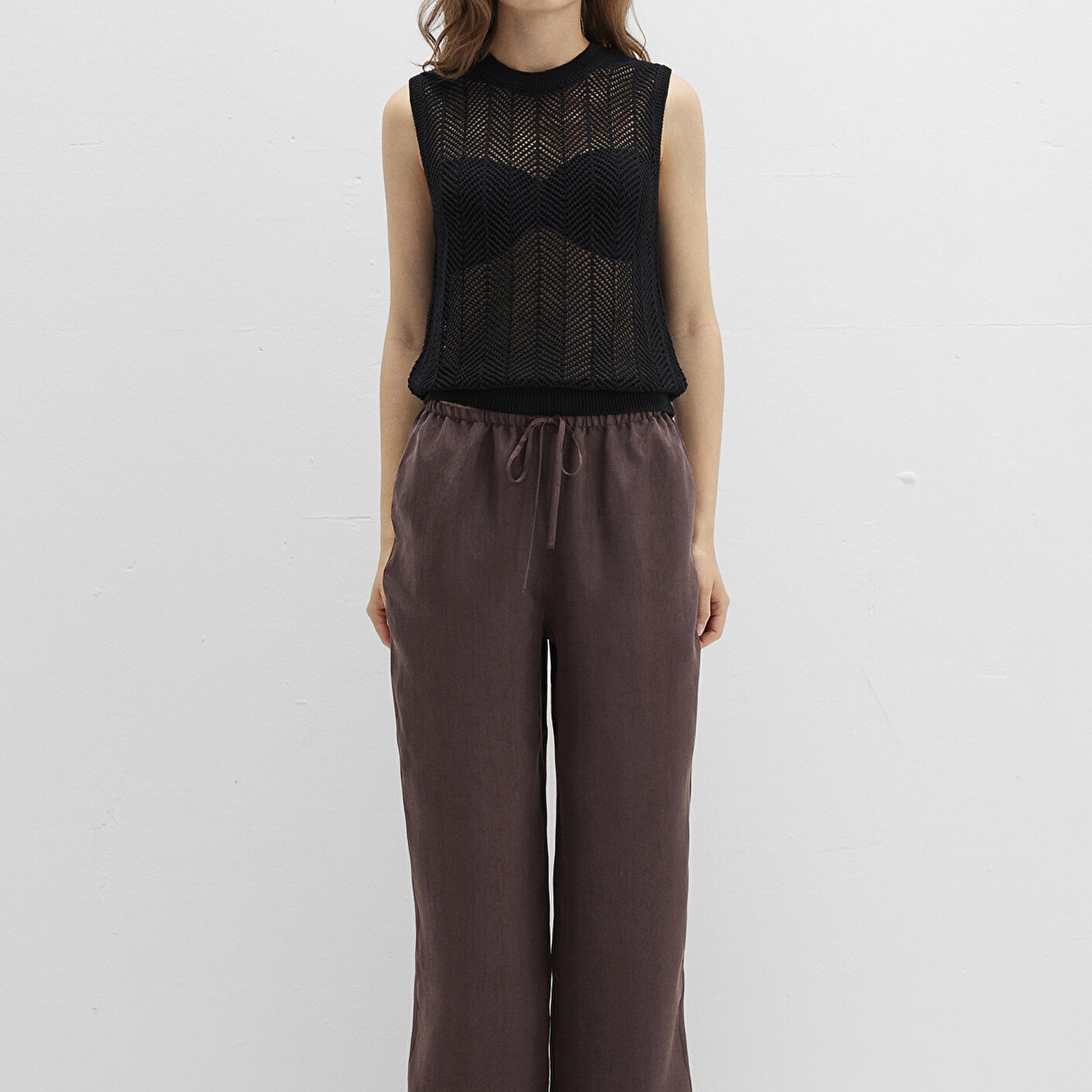 Mavi Kahverengi Liyosel Pantolon 1011023-70259