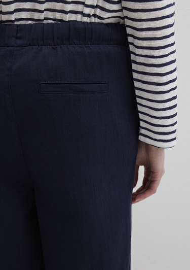  Mavi Beli Bağcıklı Lacivert Pantolon 1010945-89101