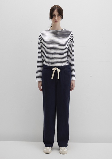  Mavi Beli Bağcıklı Lacivert Pantolon 1010945-89101