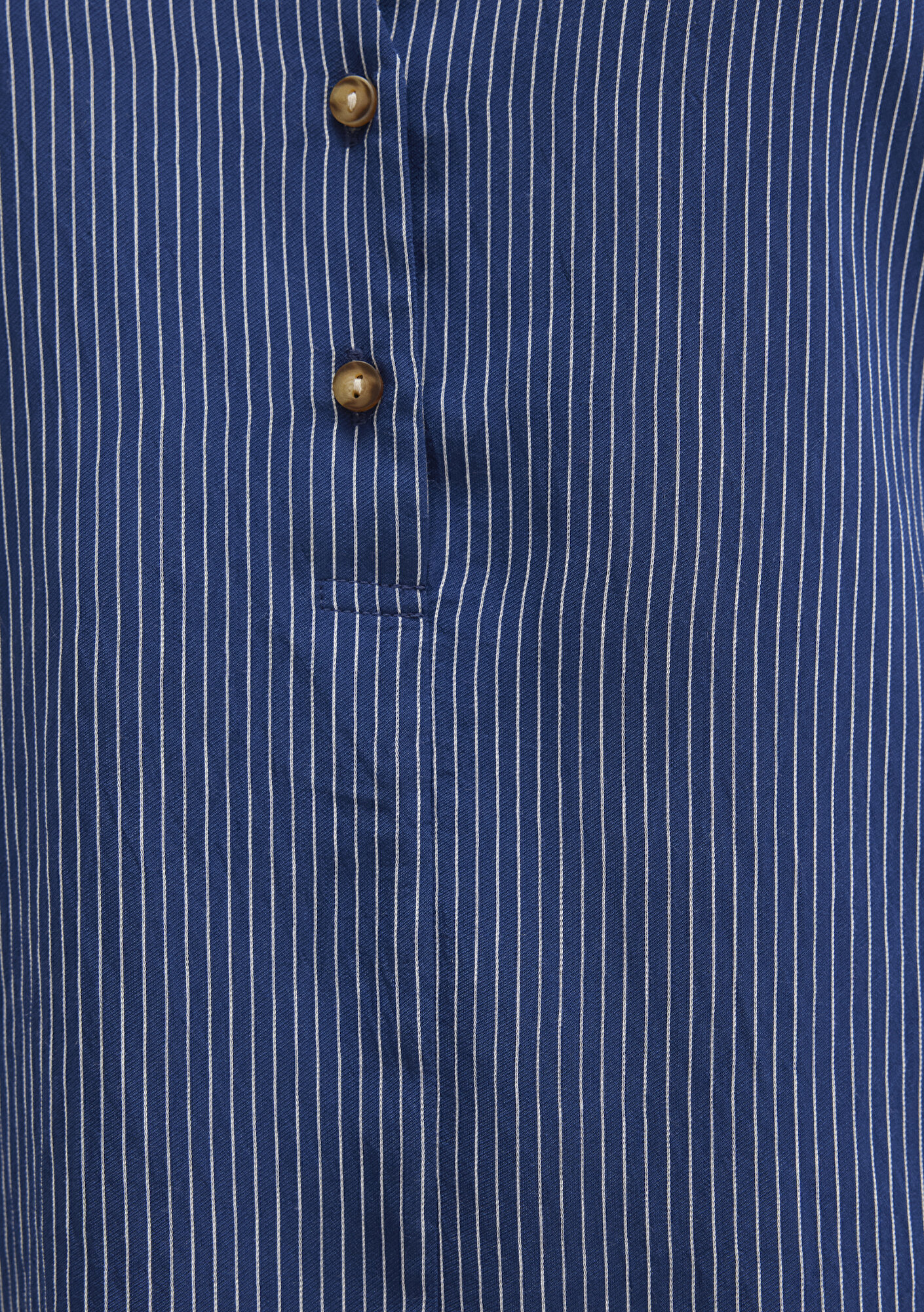 Mavi Lacivert Çizgili Bluz 122400-80736