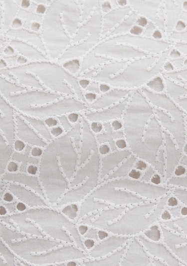  Mavi Fisto İşlemeli Crop Top 1211176-70057