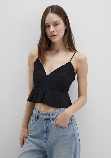  Mavi Askılı Siyah Top 1211175-900