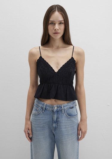  Mavi Askılı Siyah Top 1211175-900