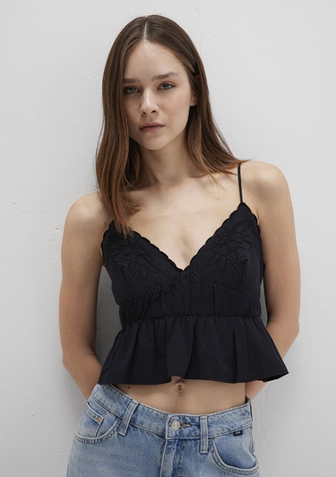  Mavi Askılı Siyah Top 1211175-900