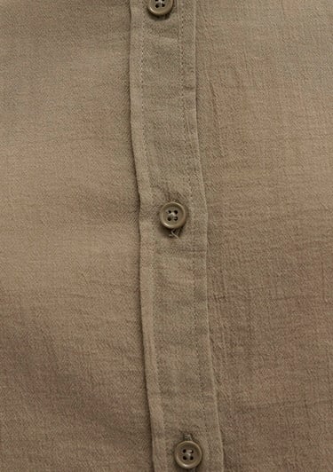  Mavi Haki Gömlek Loose Fit / Bol Rahat Kesim 1211171-71819