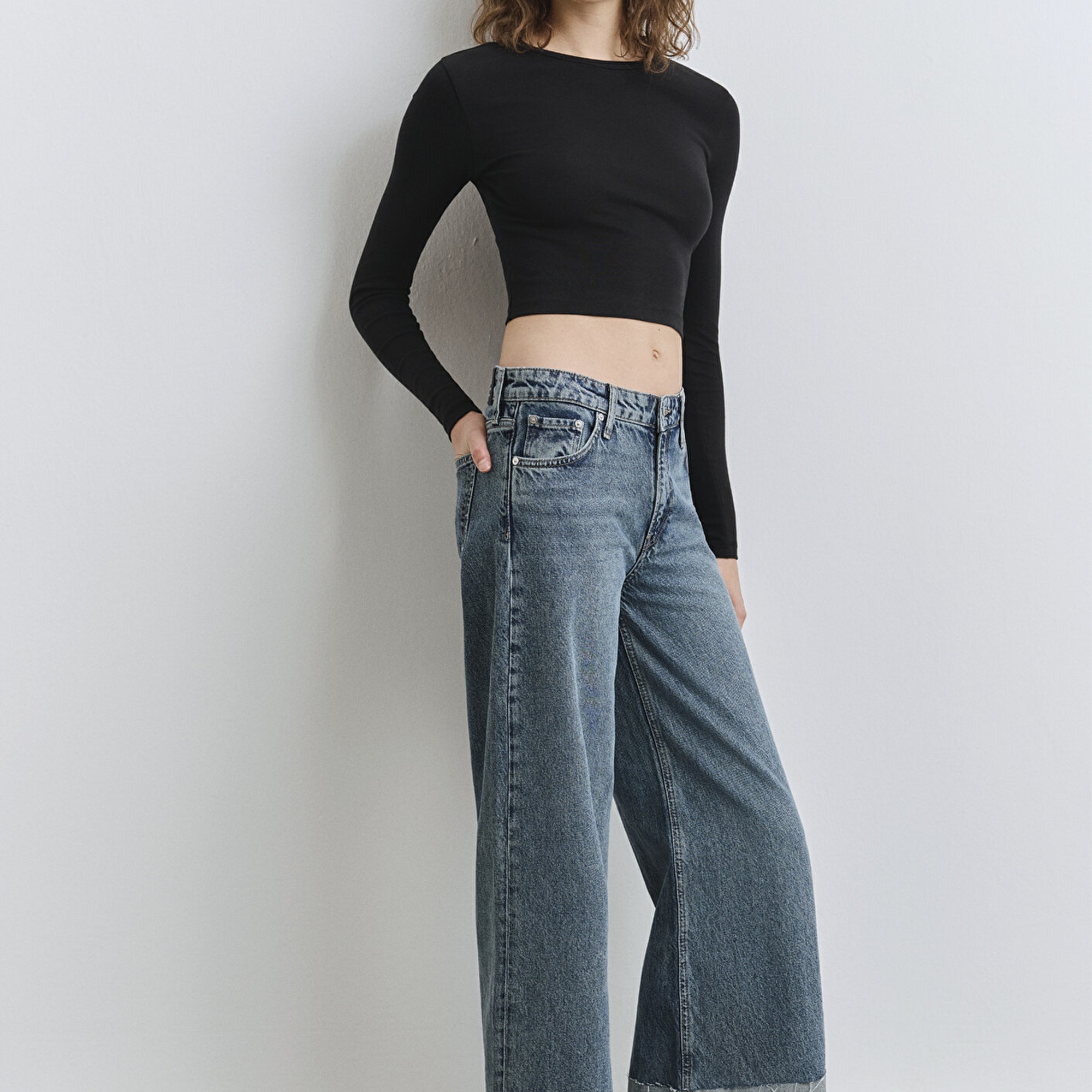 Mavi Emilia Classic Denim Puslu Koyu Mavi Jean Pantolon 1012641-90118