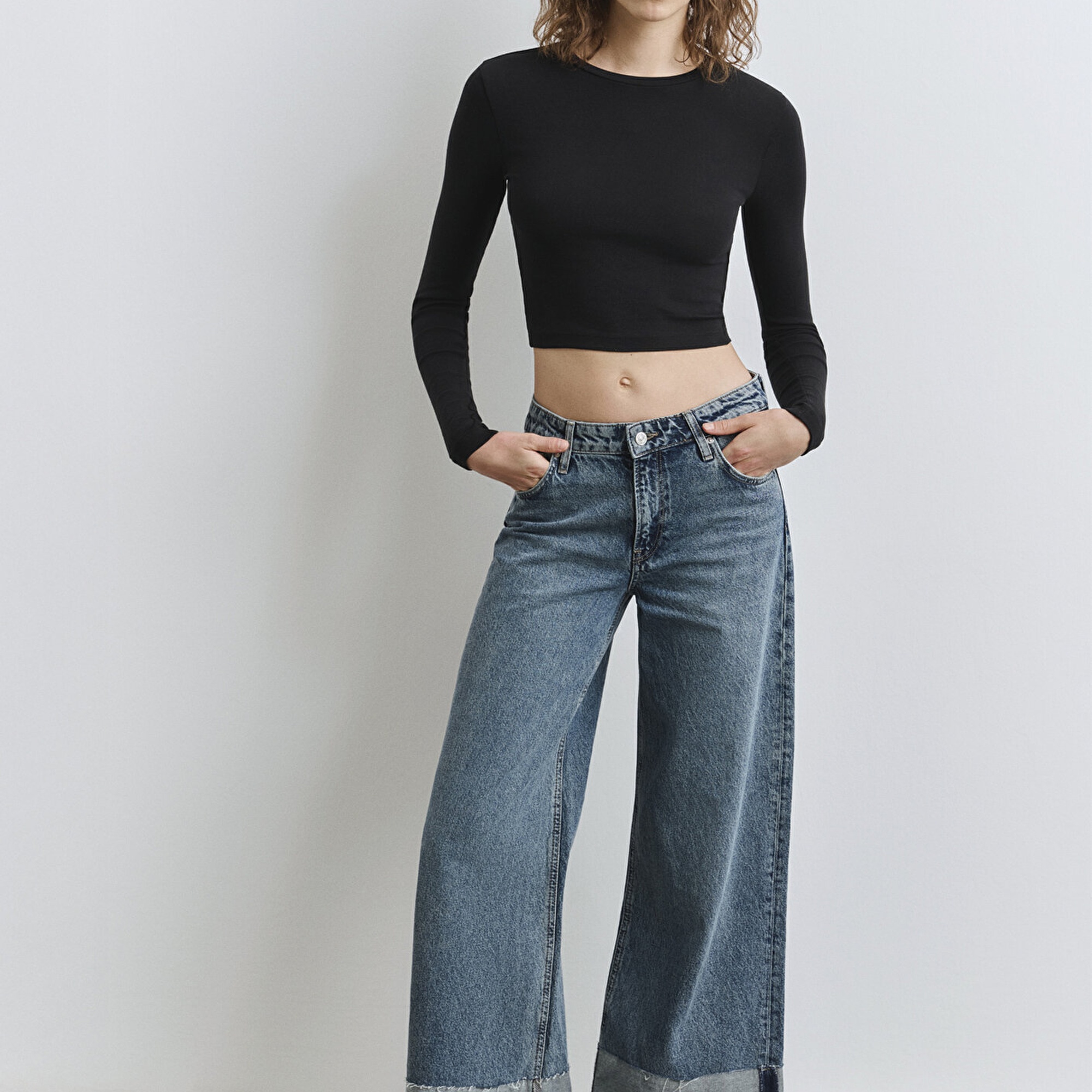 Mavi Emilia Classic Denim Puslu Koyu Mavi Jean Pantolon 1012641-90118