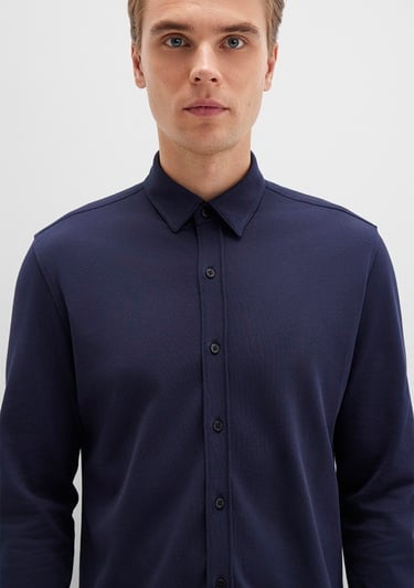  Mavi Lacivert Gömlek Slim Fit / Dar Kesim 0211660-86415