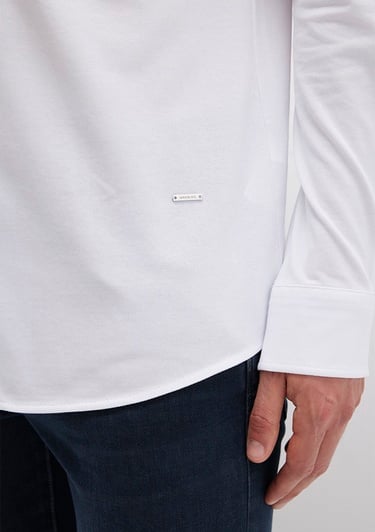  Mavi Beyaz Gömlek Slim Fit / Dar Kesim 0211660-620