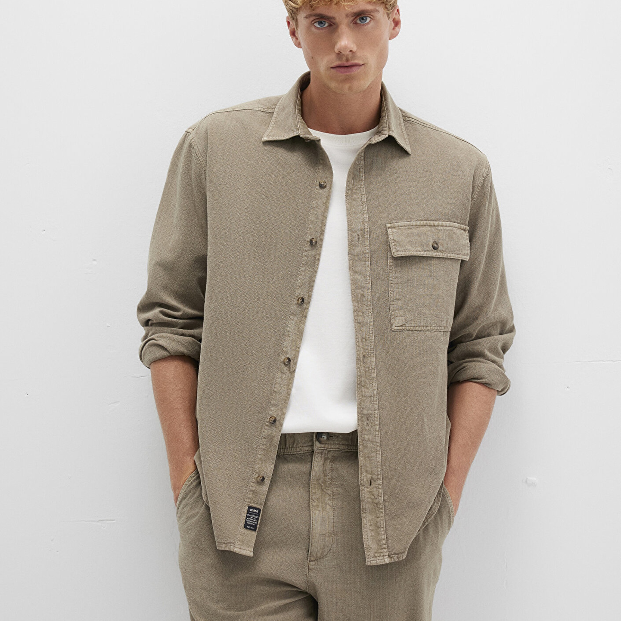 Mavi Haki Gömlek Regular Fit / Normal Kesim 0211668-71816