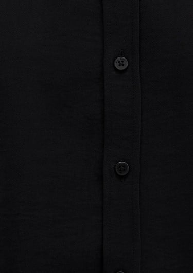  Mavi Siyah Tencel TM Liyosel Gömlek Regular Fit / Normal Kesim 0211659-900