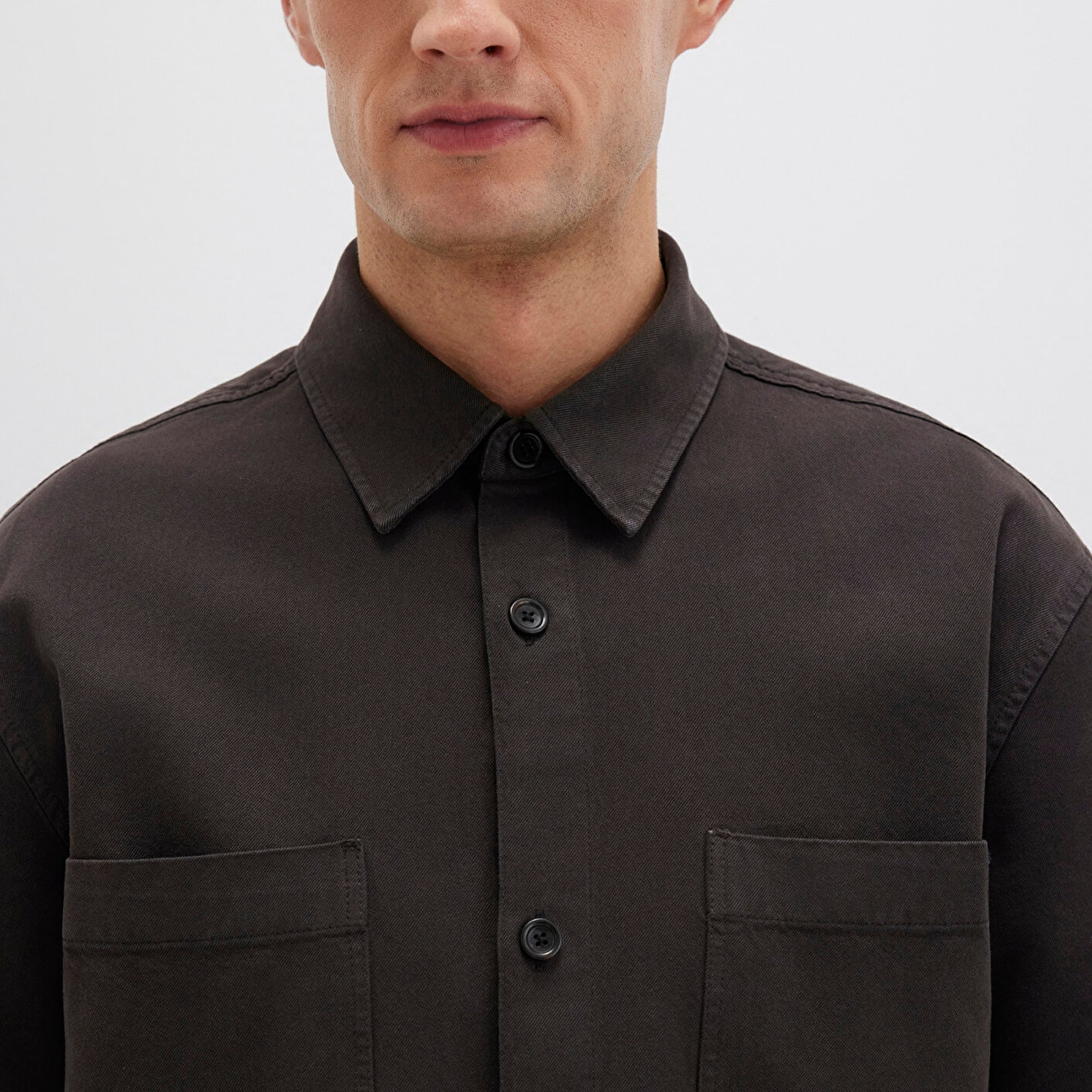 Mavi Tencel TM Liyosel Karışımlı Kahverengi Gömlek Regular Fit / Normal Kesim 0211649-70219