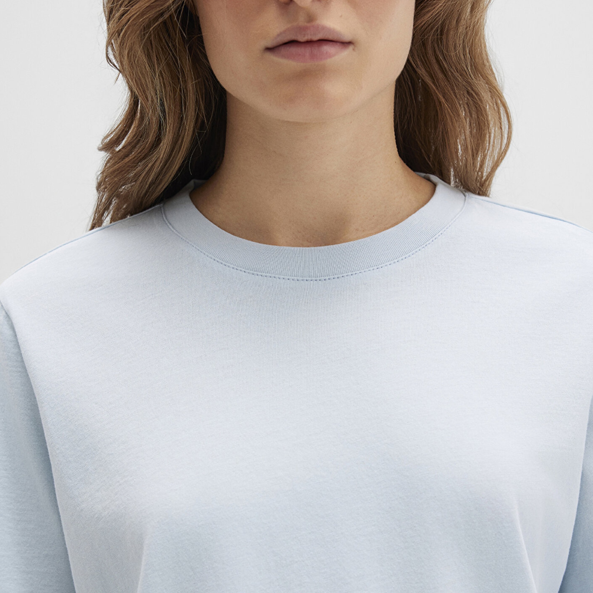 Mavi Bisiklet Yaka Mavi Basic Tişört Regular Fit / Normal Kesim 1600955-89484