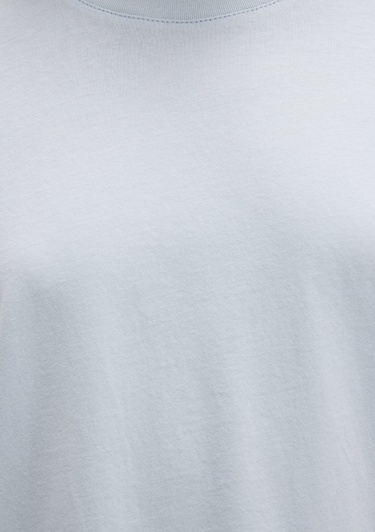  Mavi Bisiklet Yaka Mavi Basic Tişört Regular Fit / Normal Kesim 1600955-89484