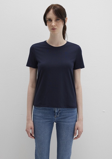  Mavi Lacivert Basic Tişört Slim Fit / Dar Kesim 1613406-86623