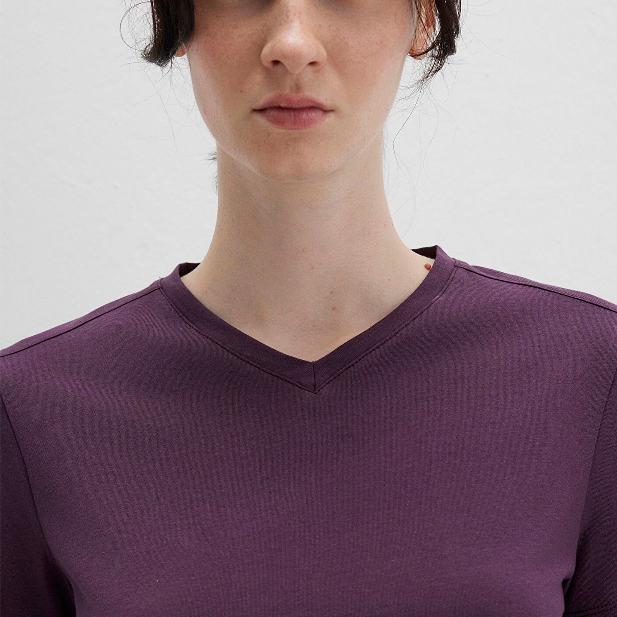 Mavi Mor Basic Tişört Slim Fit / Dar Kesim 1613536-70635