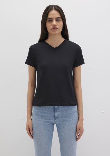  Mavi Siyah Basic Tişört Slim Fit / Dar Kesim 1613536-900