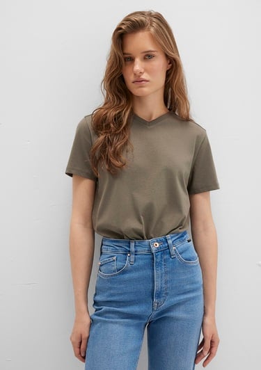  Mavi Haki Basic Tişört Slim Fit / Dar Kesim 1613536-86961