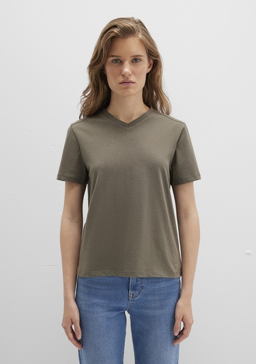  Mavi Haki Basic Tişört Slim Fit / Dar Kesim 1613536-86961