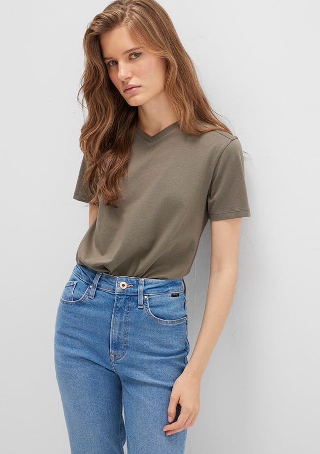  Mavi Haki Basic Tişört Slim Fit / Dar Kesim 1613536-86961