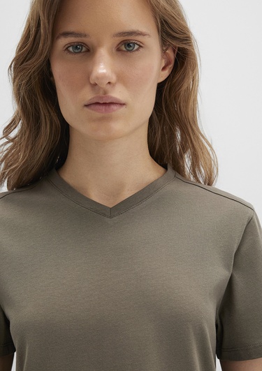  Mavi Haki Basic Tişört Slim Fit / Dar Kesim 1613536-86961