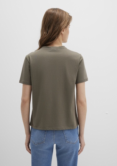  Mavi Haki Basic Tişört Slim Fit / Dar Kesim 1613536-86961