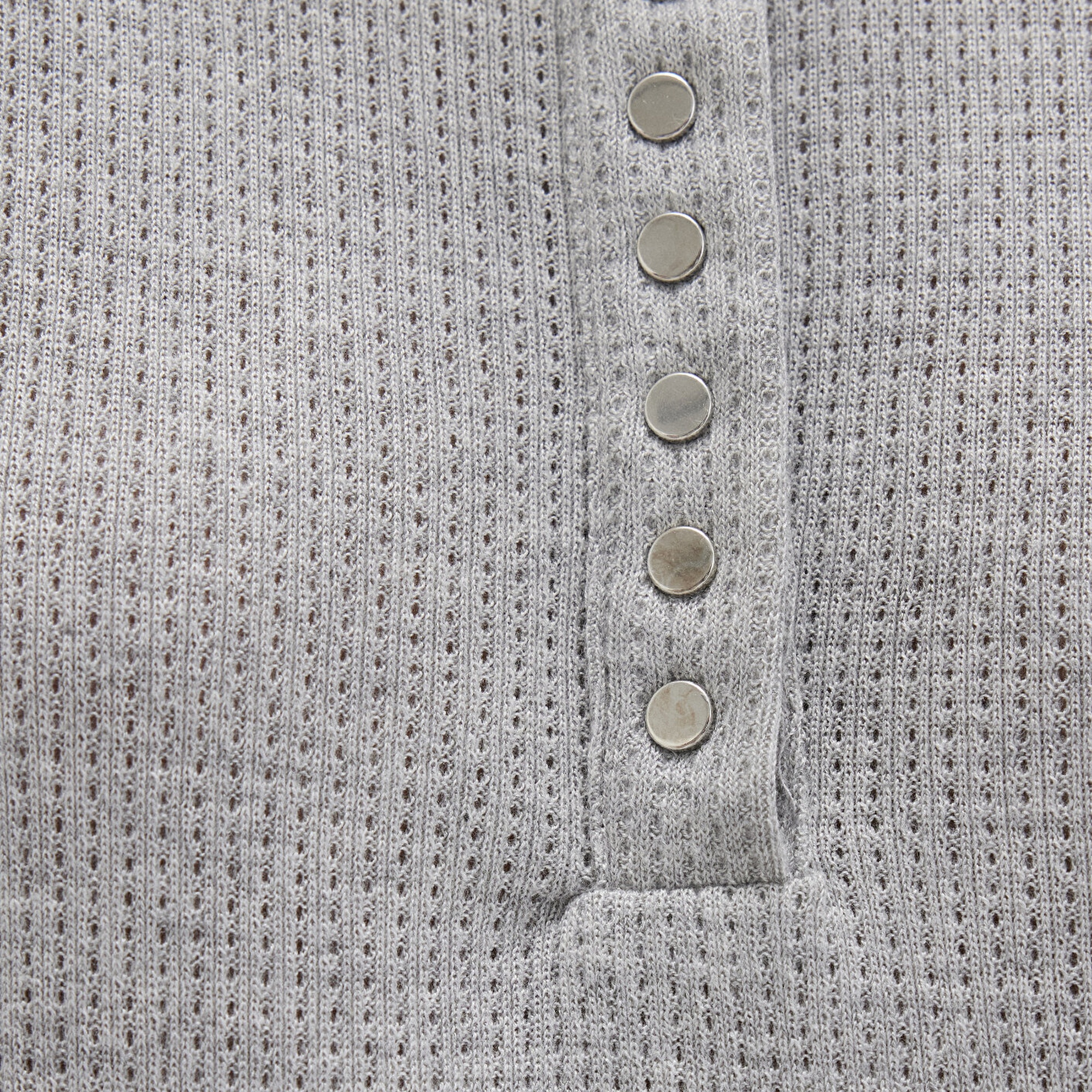 Mavi Gri Polo Tişört Slim Fit / Dar Kesim 1613353-83096