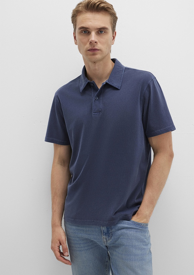  Mavi Lacivert Polo Tişört Regular Fit / Normal Kesim 0612940-82183