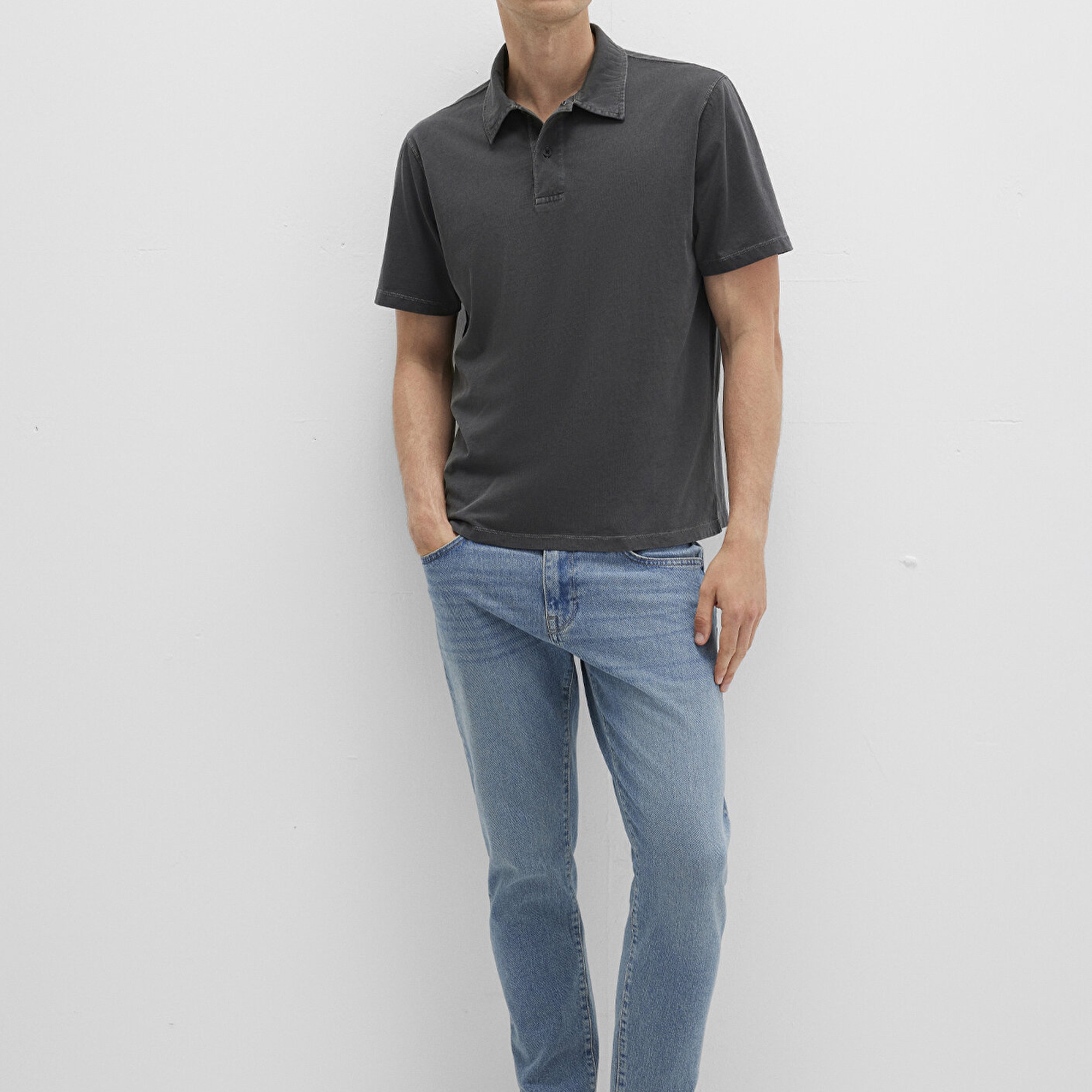 Mavi Siyah Polo Tişört Regular Fit / Normal Kesim 0612940-900