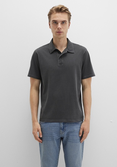  Mavi Siyah Polo Tişört Regular Fit / Normal Kesim 0612940-900