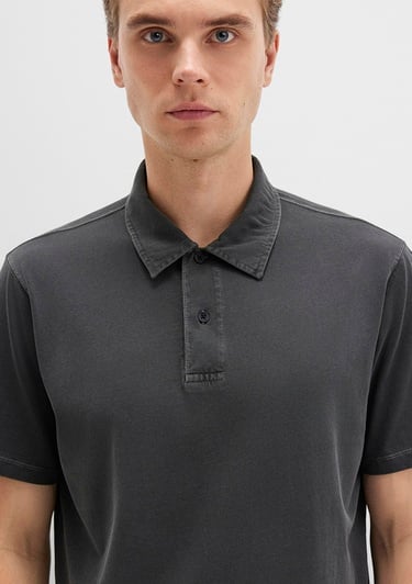  Mavi Siyah Polo Tişört Regular Fit / Normal Kesim 0612940-900