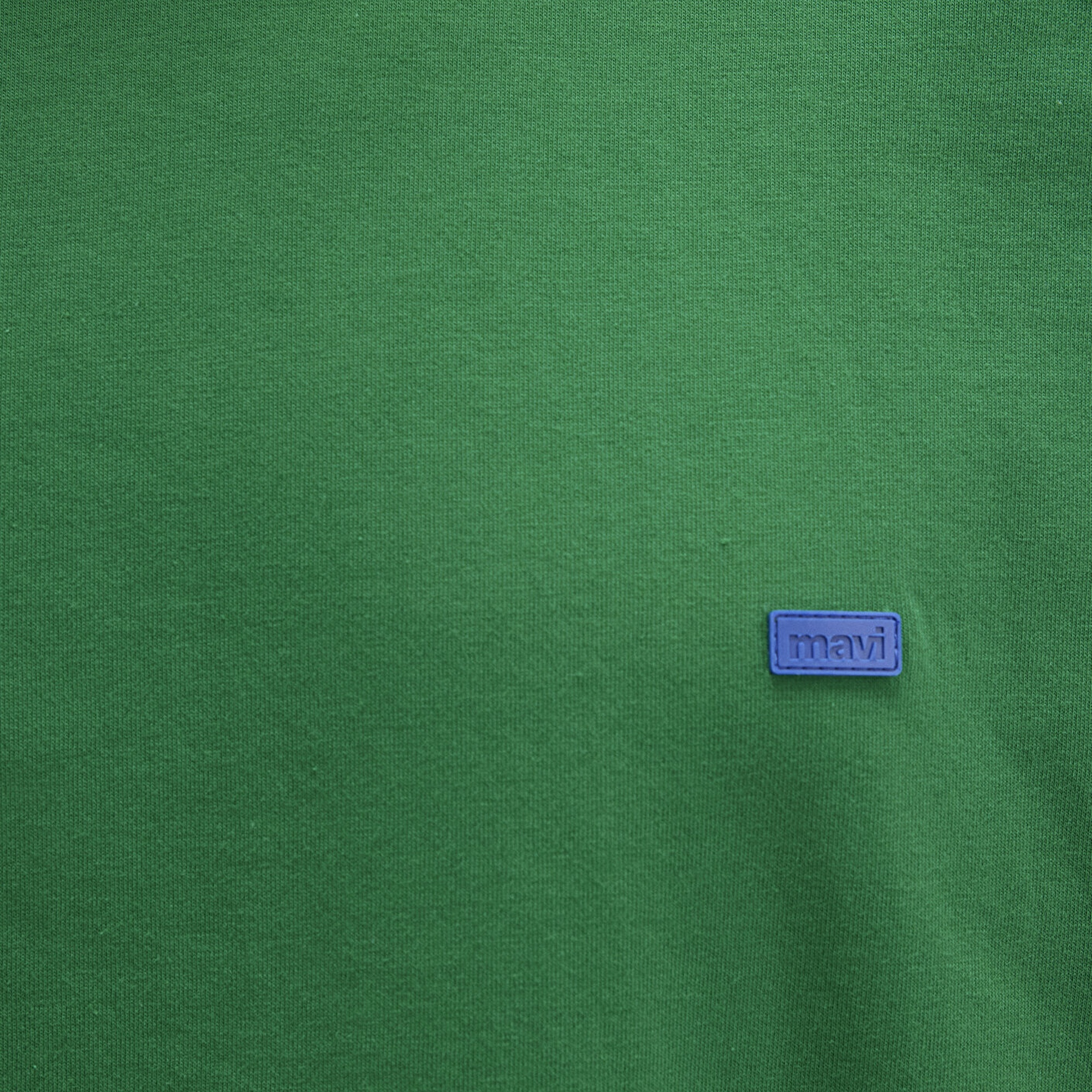 Mavi Bisiklet Yaka Basic Yeşil Tişört Oversize / Geniş Kesim 0611931-85916