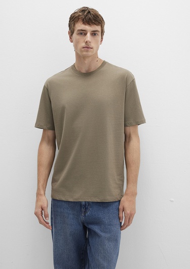  Mavi Haki Basic Tişört Loose Fit / Bol Rahat Kesim 066249-71816