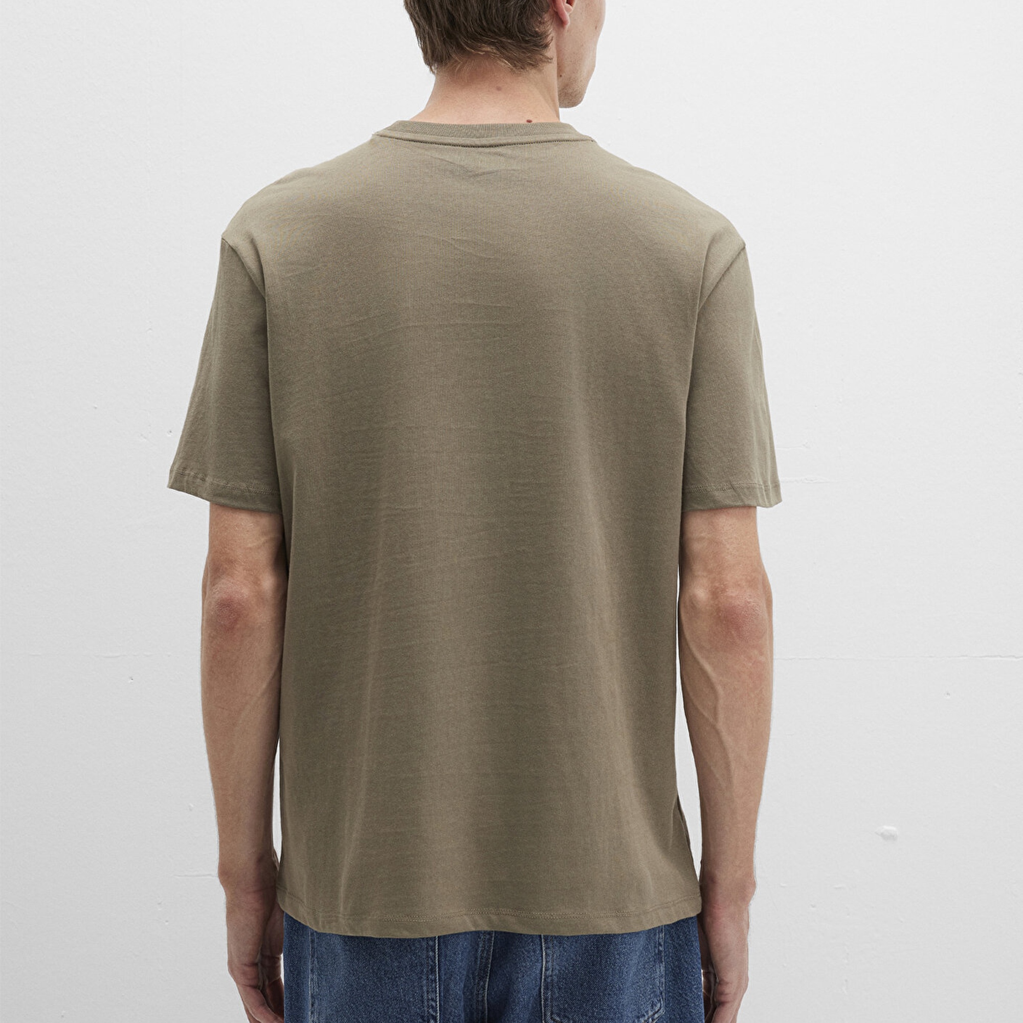 Mavi Haki Basic Tişört Loose Fit / Bol Rahat Kesim 066249-71816