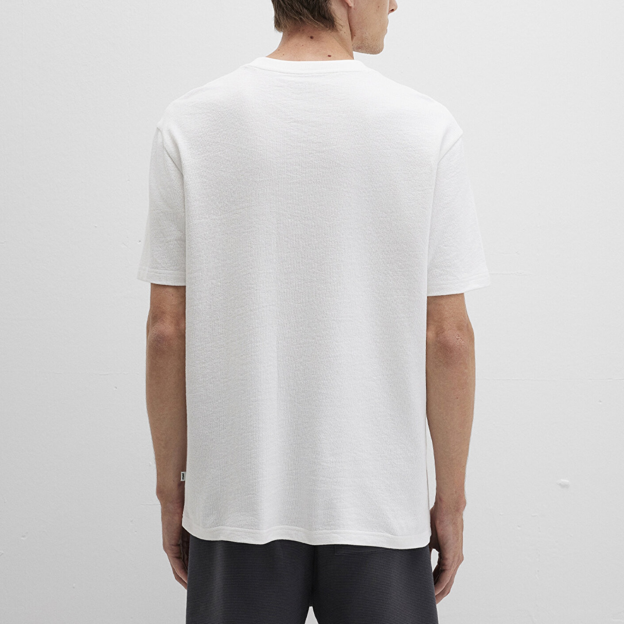 Mavi Beyaz Basic Tişört Loose Fit / Bol Rahat Kesim 0612823-70057