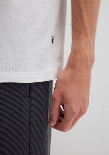  Mavi Beyaz Basic Tişört Loose Fit / Bol Rahat Kesim 0612823-70057