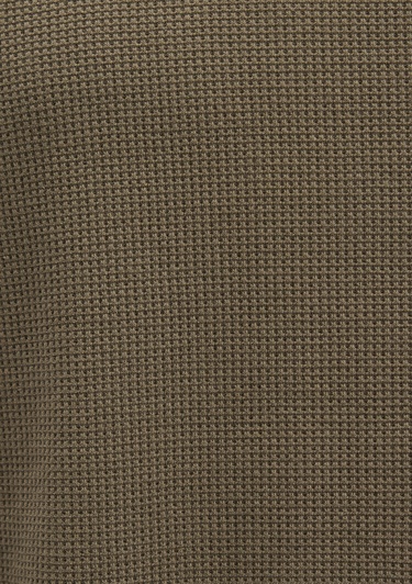  Mavi Dokulu Haki Basic Tişört Loose Fit / Bol Rahat Kesim 0612829-71816