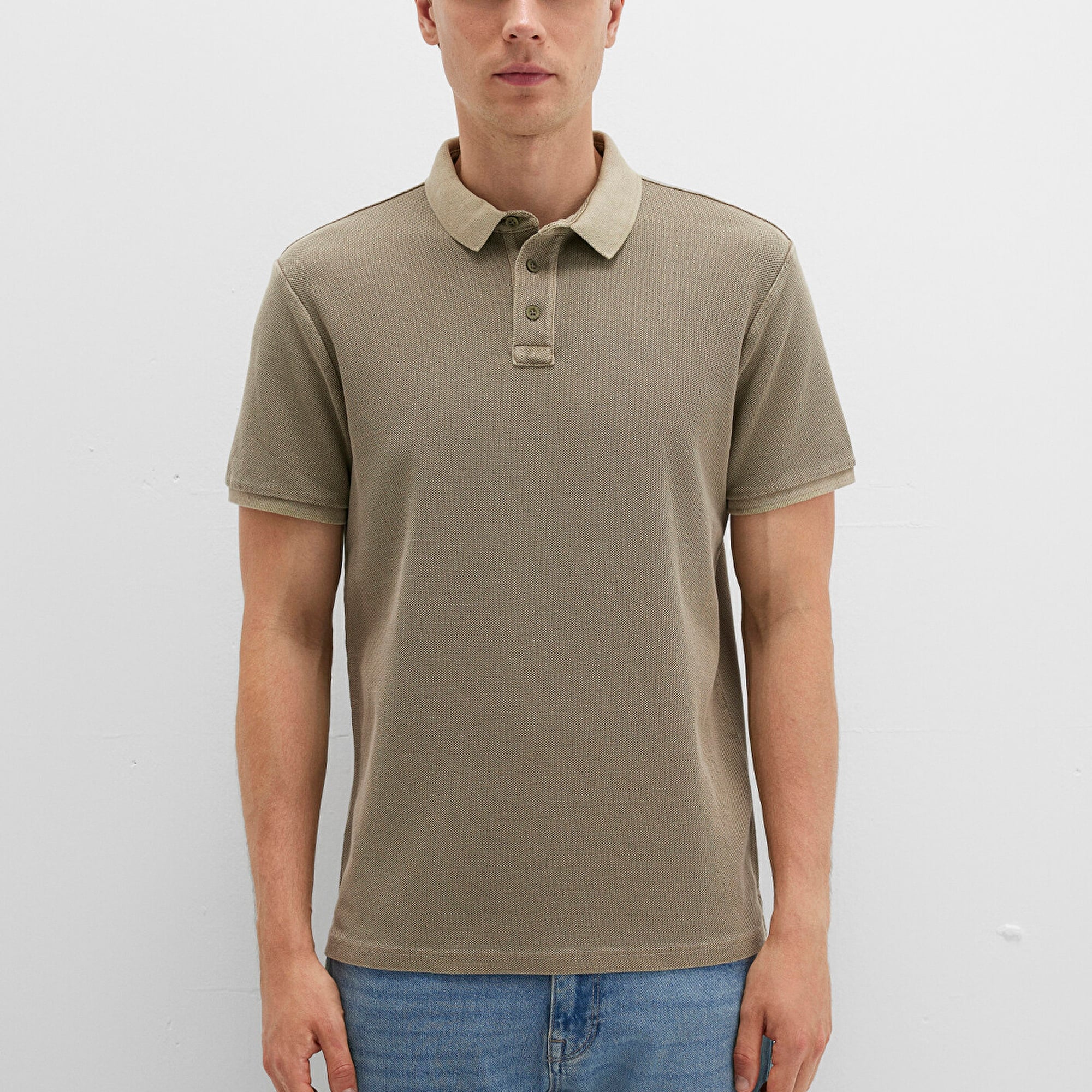 Mavi Haki Polo Tişört Regular Fit / Normal Kesim 0612825-71816