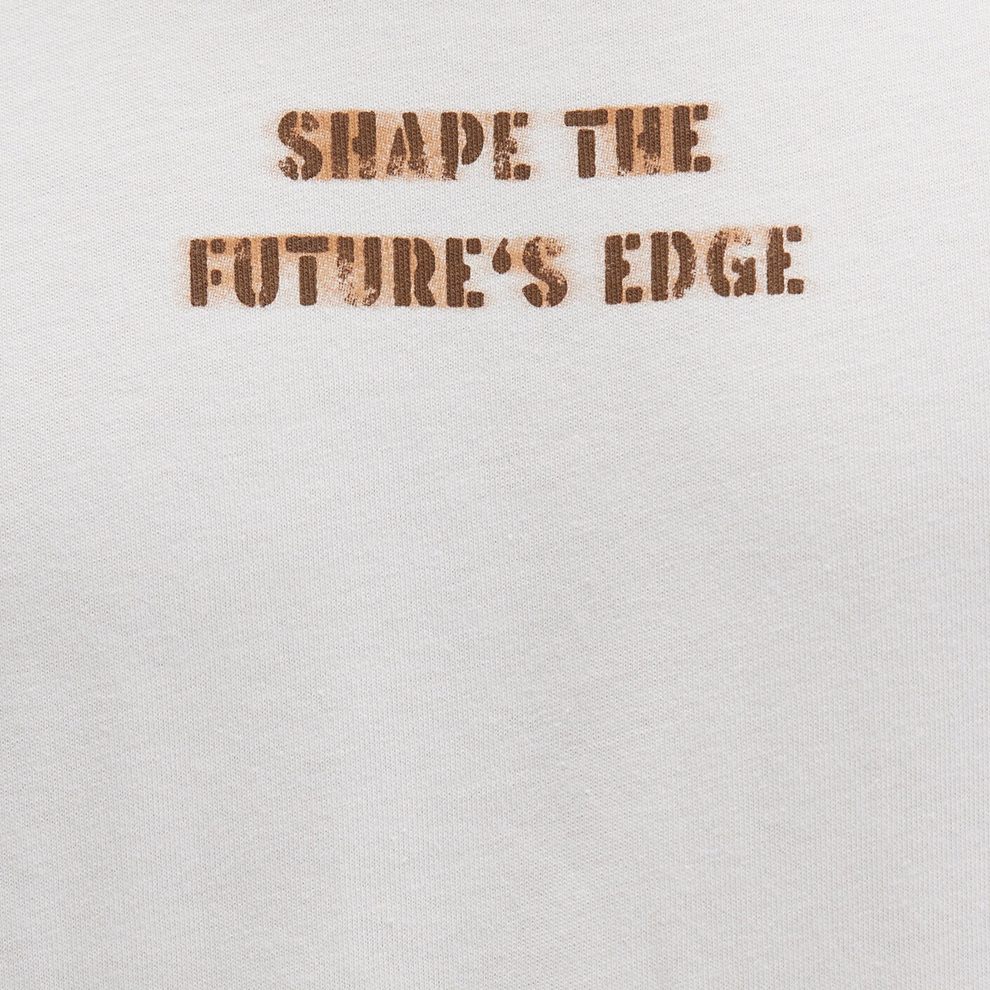 Mavi Baskılı Ekru Tişört Loose Fit / Bol Rahat Kesim 0612836-70057