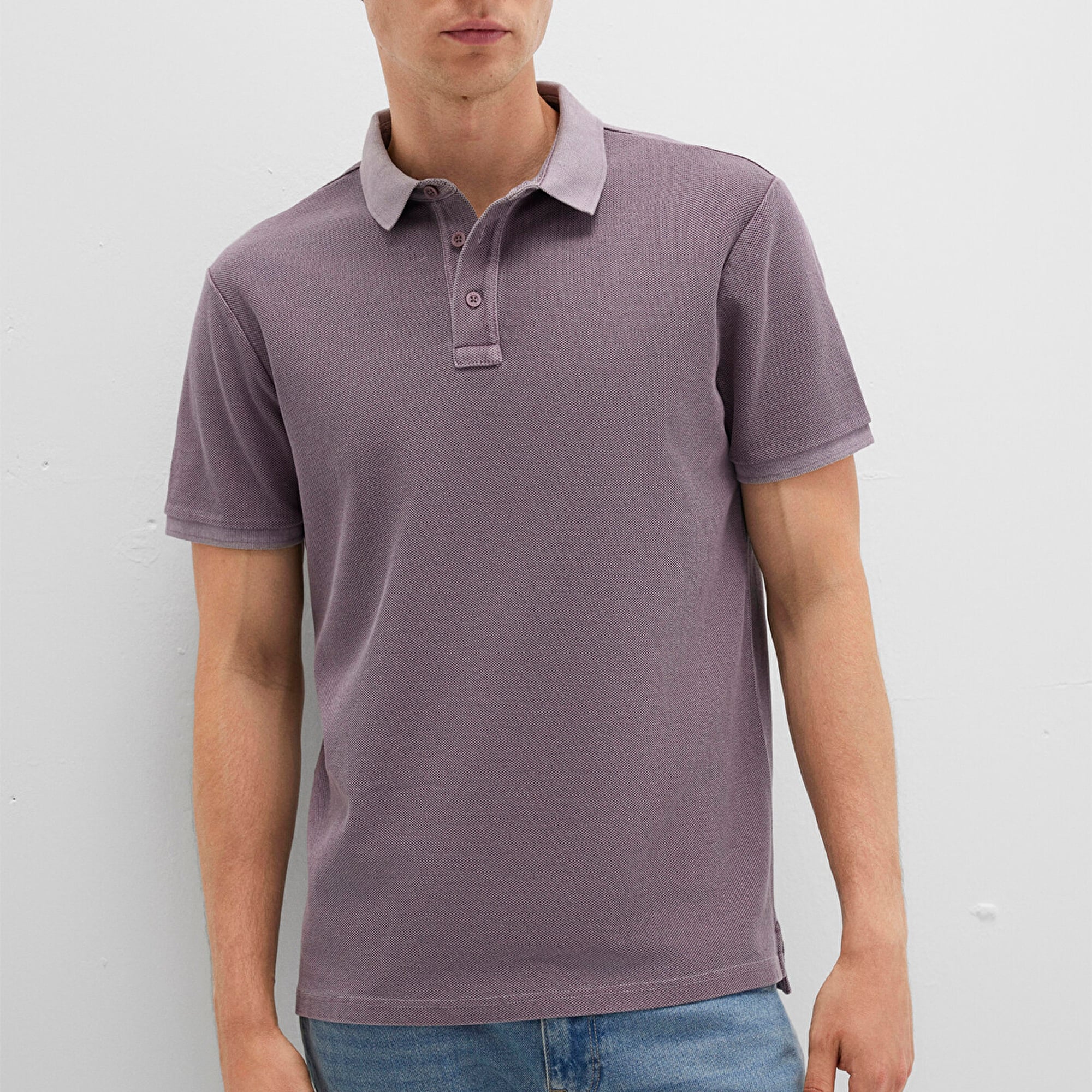 Mavi Mor Polo Tişört Regular Fit / Normal Kesim 0612825-70648