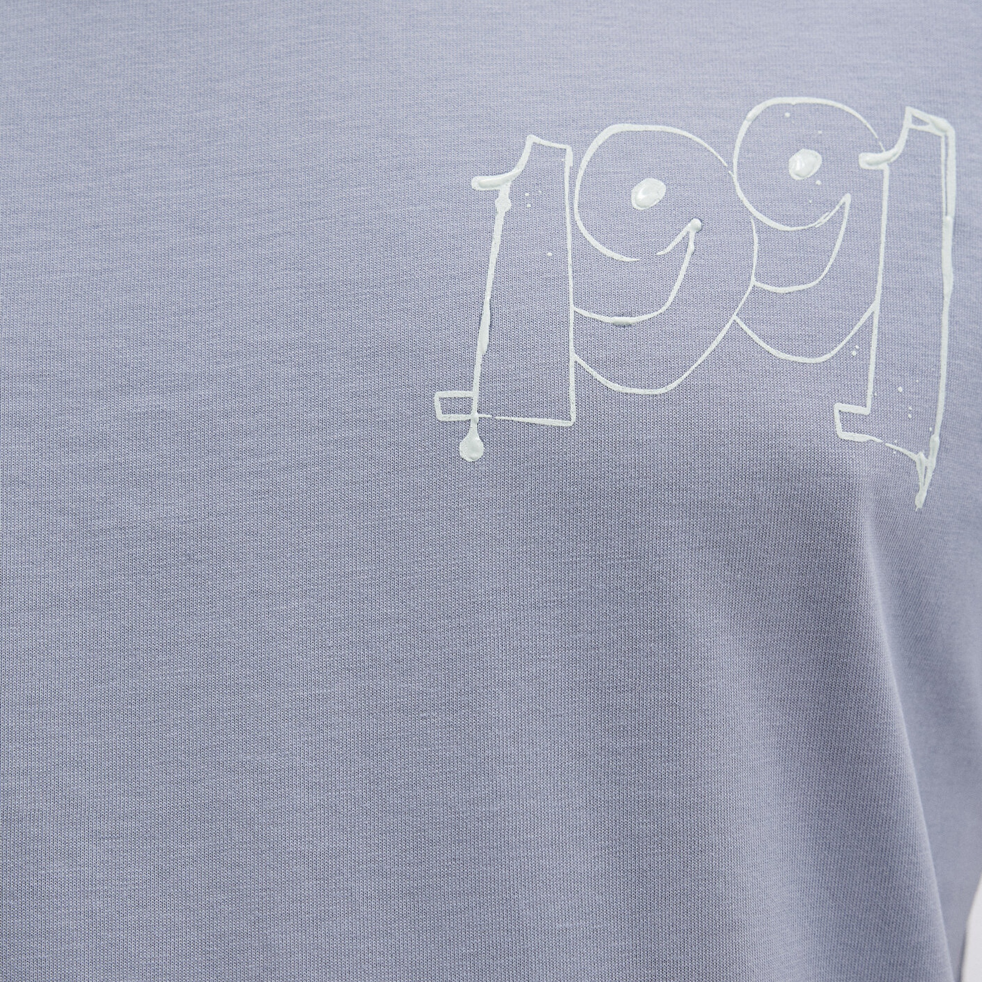 Mavi 1991 Baskılı Mavi Tişört Loose Fit / Bol Rahat Kesim 0612908-86584