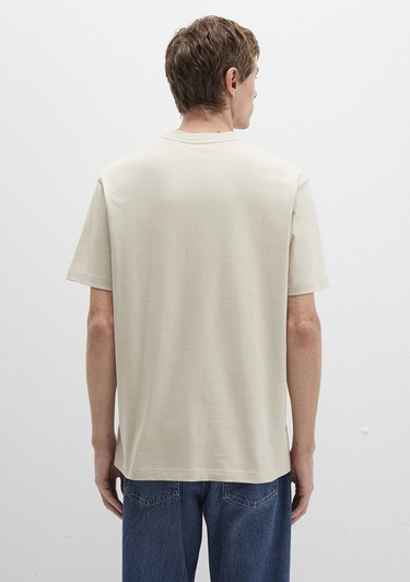  Mavi Snoopy Baskılı Beyaz Tişört Loose Fit / Bol Rahat Kesim 0612928-70322