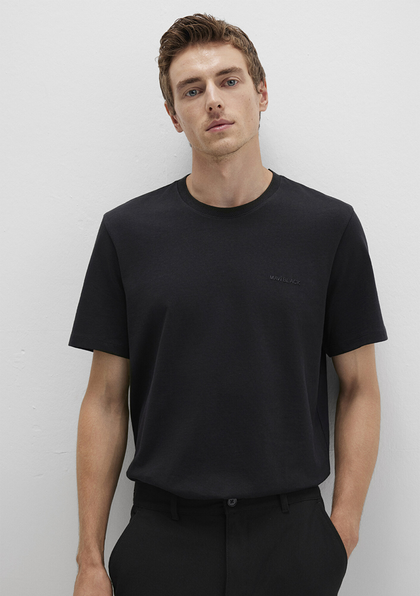  Mavi Mavi Black Baskılı Siyah Tişört Regular Fit / Normal Kesim 0612872-900