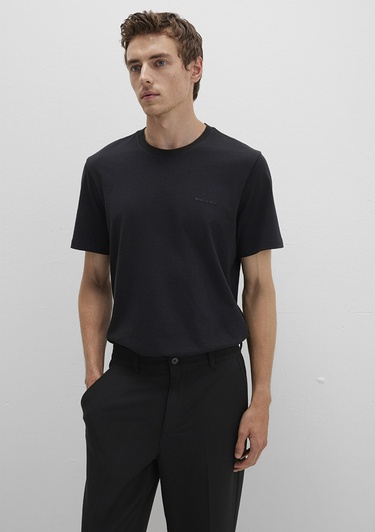  Mavi Mavi Black Baskılı Siyah Tişört Regular Fit / Normal Kesim 0612872-900